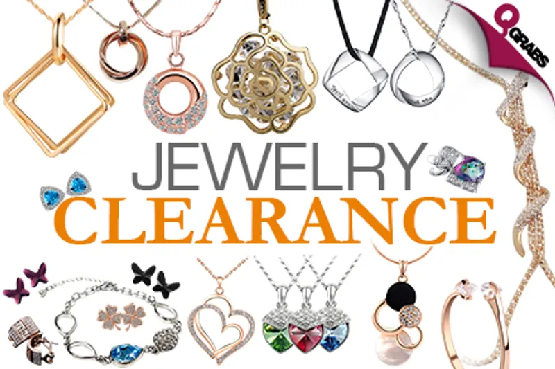 From QR19, Enjoy a Huge Jewelry CLEARANCE Sale - Lots of Pretty Options! (Up to QR220 Value)